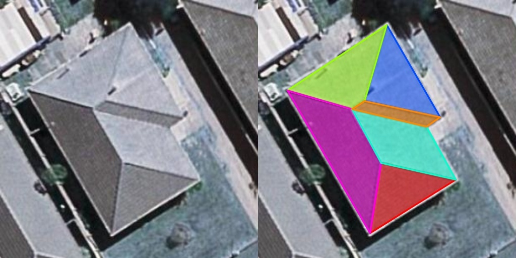 AI Roof Face Detection